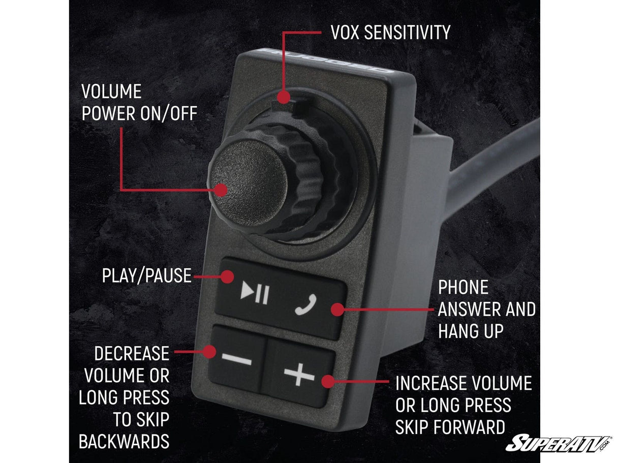 Rugged Radios STX STEREO Master Communication Kit with Intercom and Radio