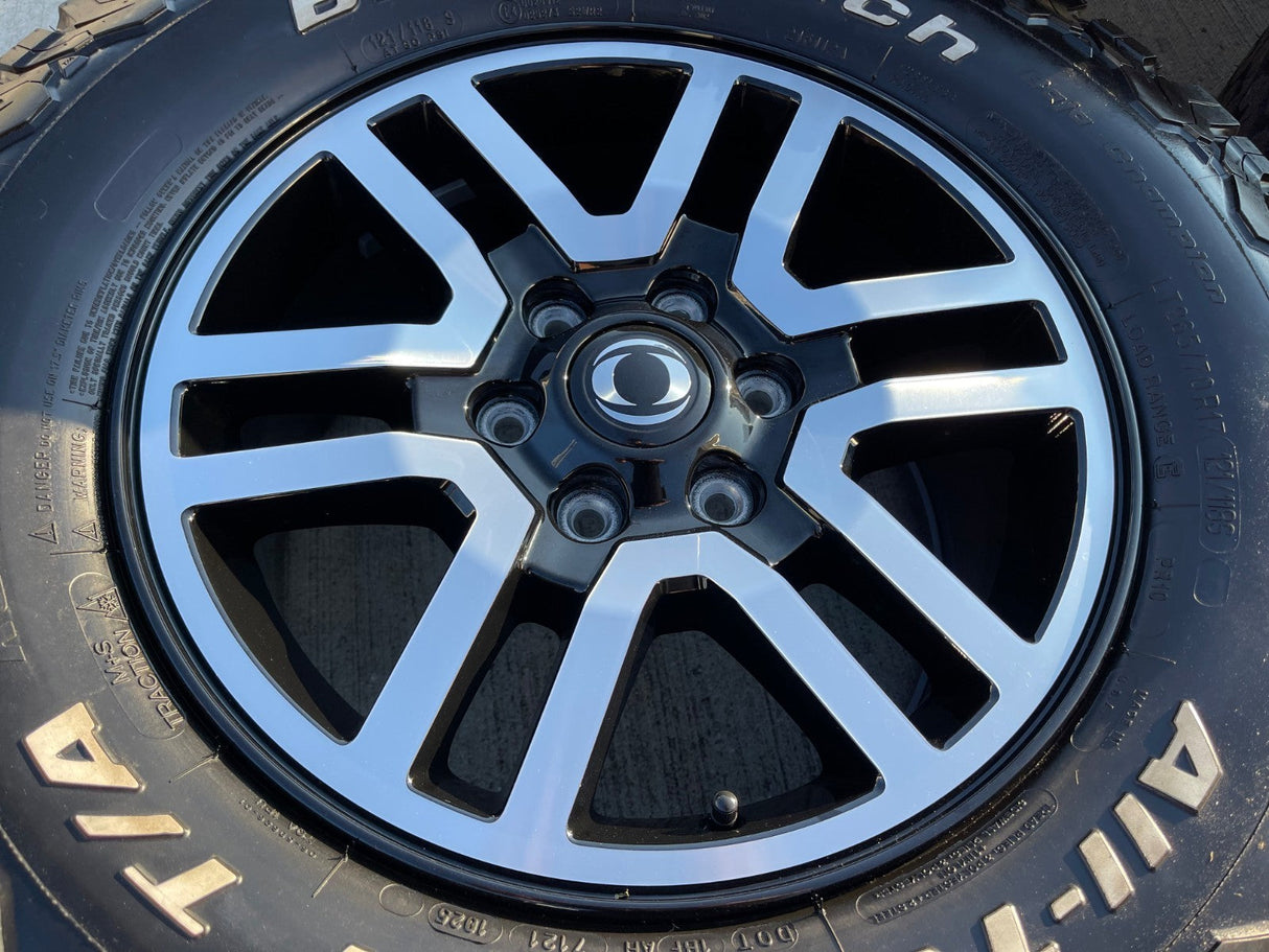 17" INEOS Grenadier OEM black wheels rims 8775 tires 2023 2024 2025 2026 NEW BFG Texas Truck Tire