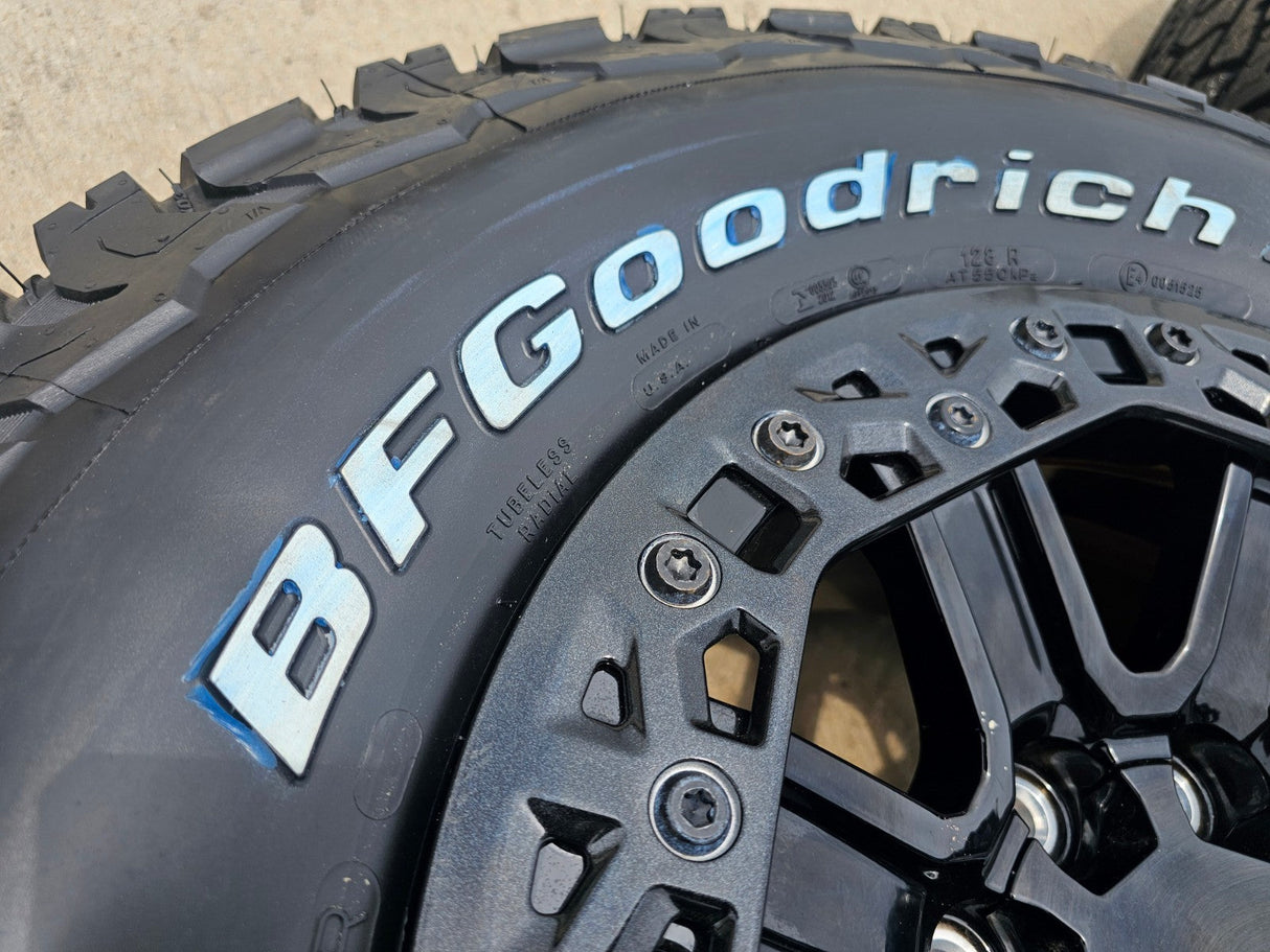 18" Hummer beadlock EV HEV 2500 OEM wheels rims 2023 2024 2025 2026 NEW BFG 35" Texas Truck Tire