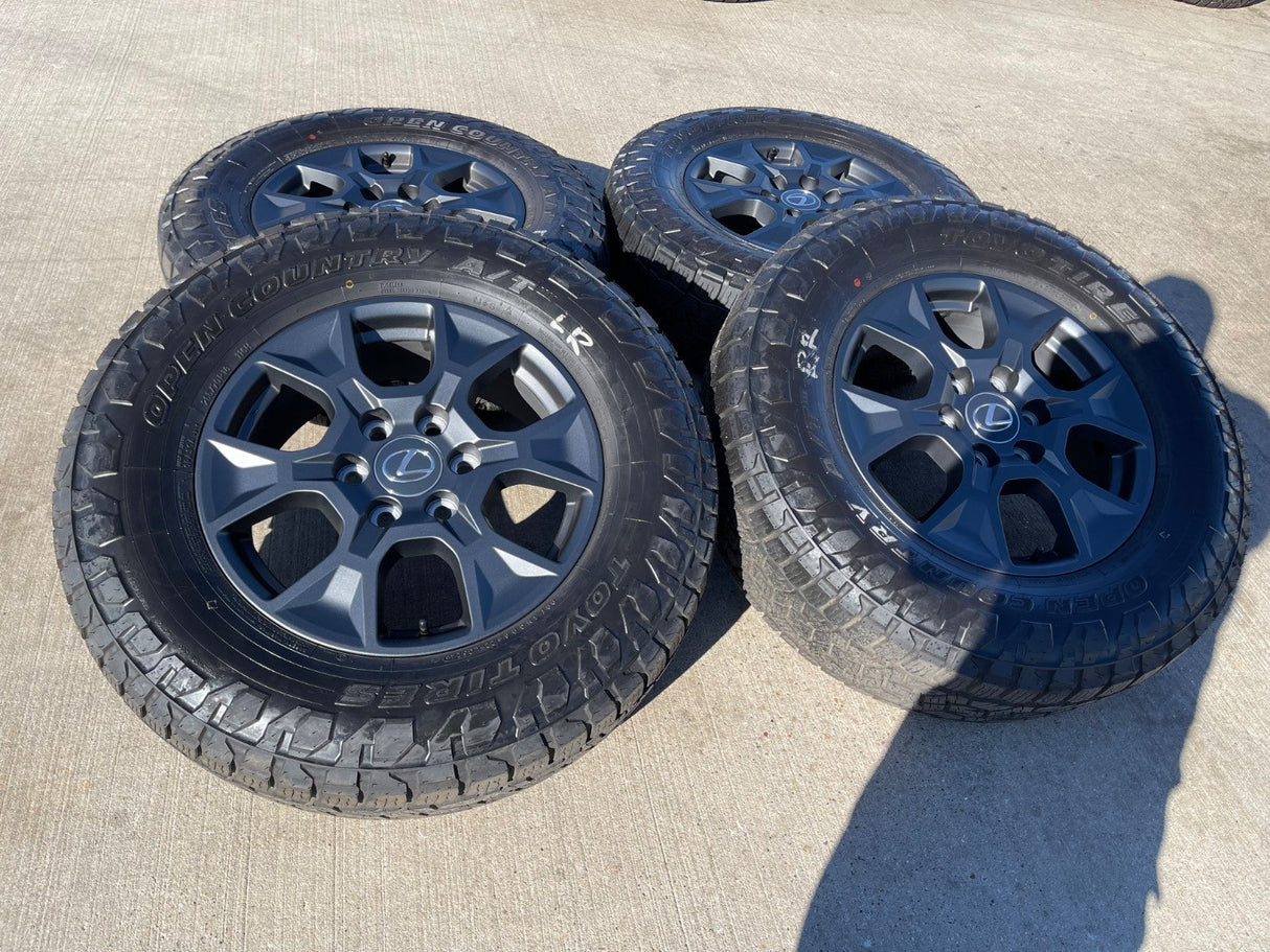 18" Toyota 4Runner Land Cruiser TRD Tundra OEM 10544 wheels rims GX550 TOYO NEW Texas Truck Tire