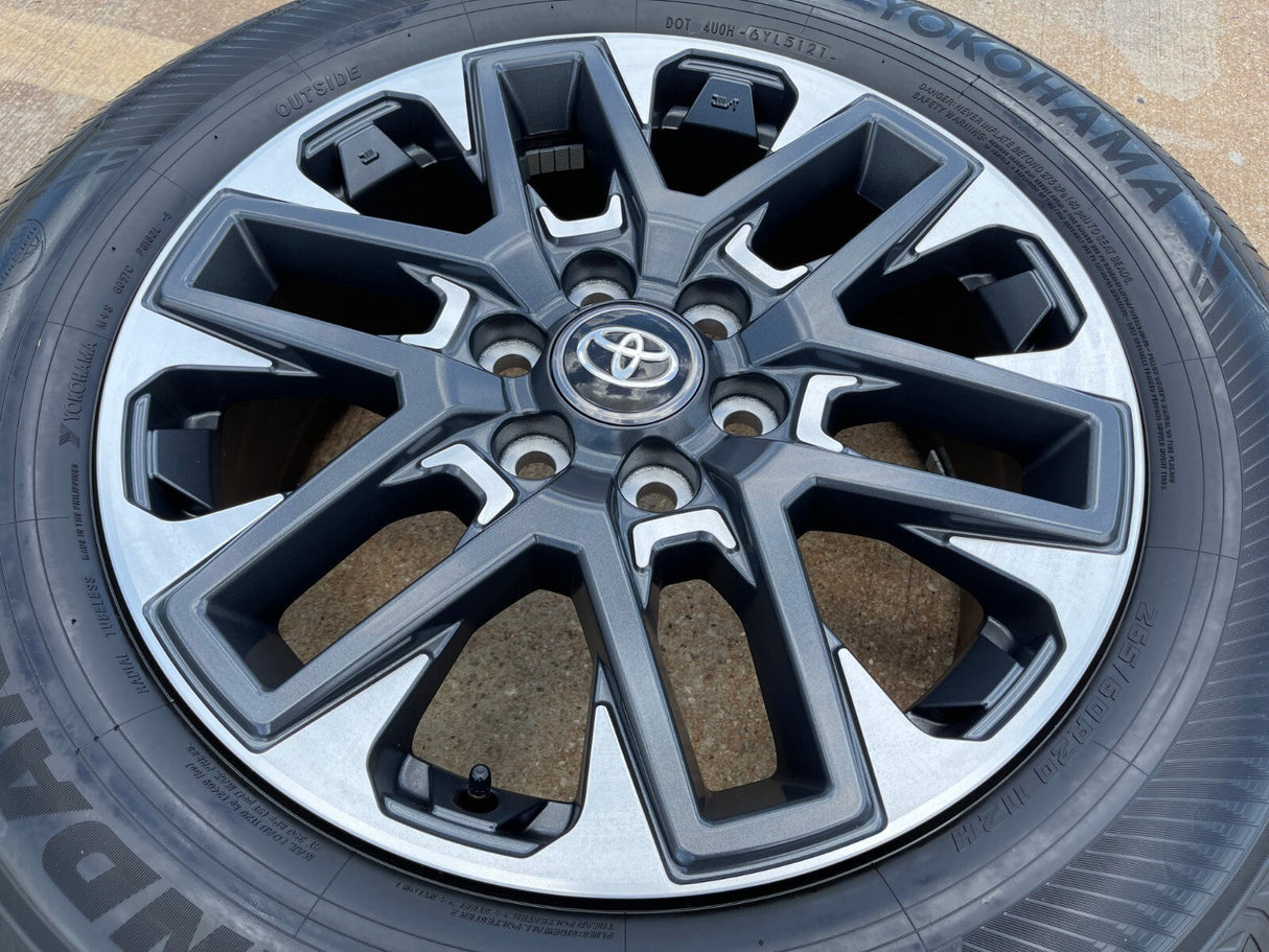 20" Toyota Tundra TRD OEM wheel rim TSS 75276 95295 Sequoia 2024 2025 spare NEW Texas Truck Tire