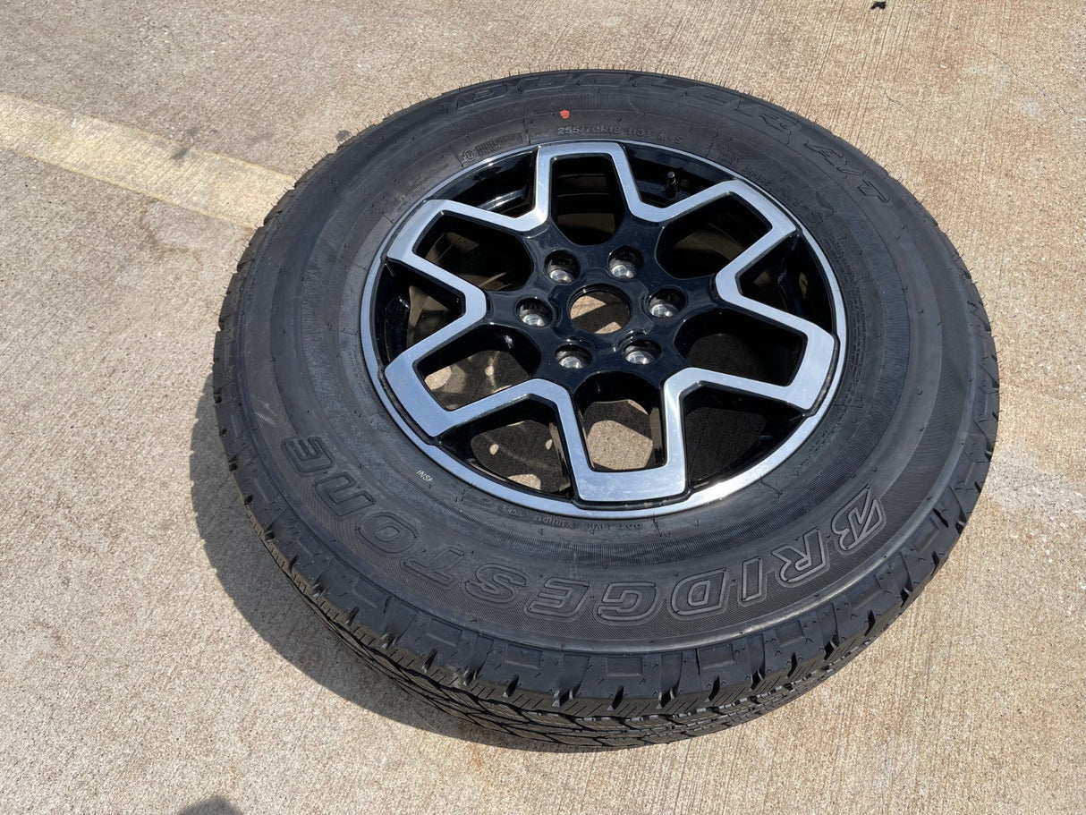 18" Ford Bronco wheel rim 95213 10389 Ranger spare 2021 2022 2023 2024 2025 NEW Texas Truck Tire