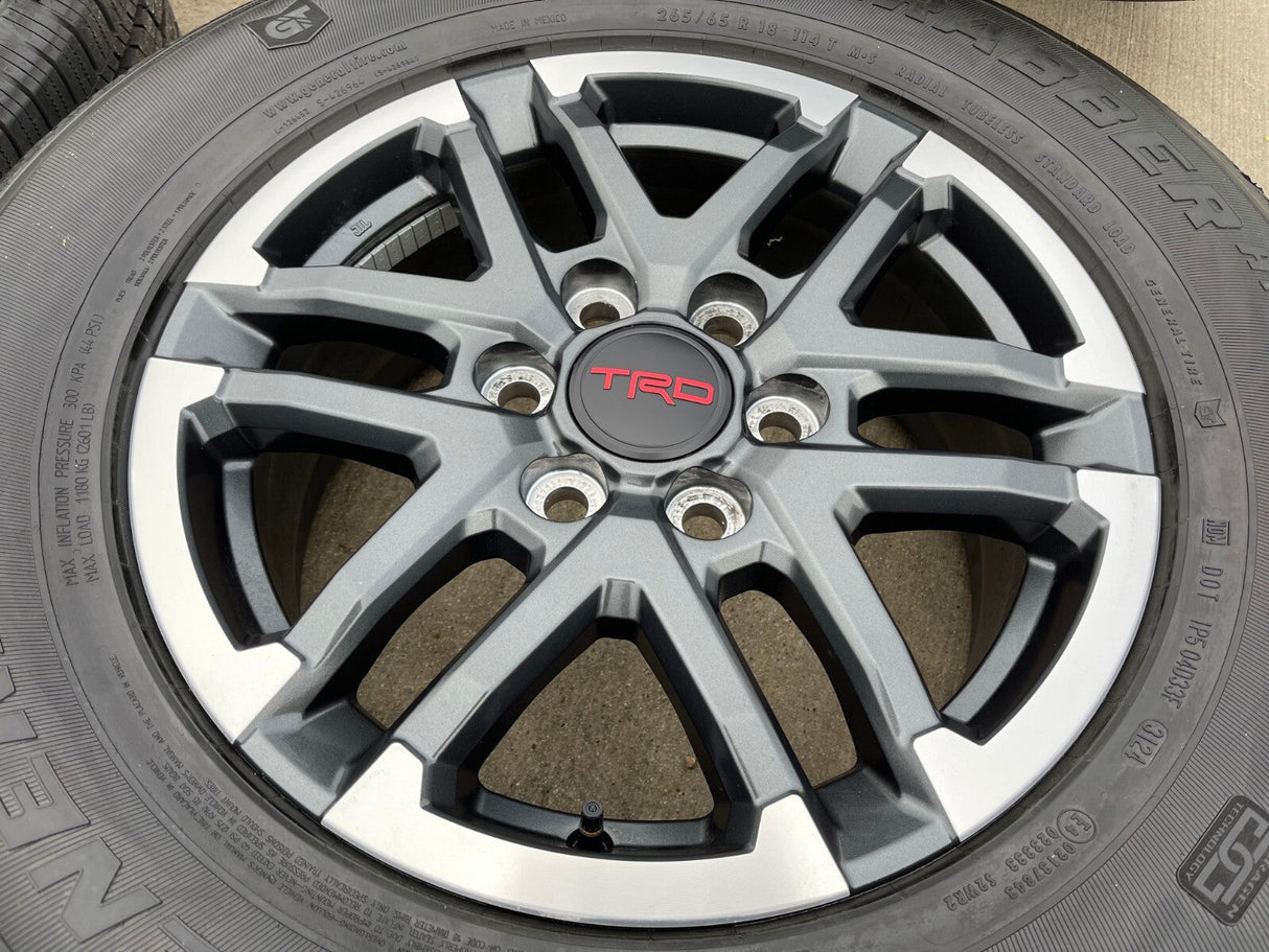 18" Toyota Tacoma LIMITED OEM wheels rims 10641 4Runner 2024 2025 2026 NEW Texas Truck Tire