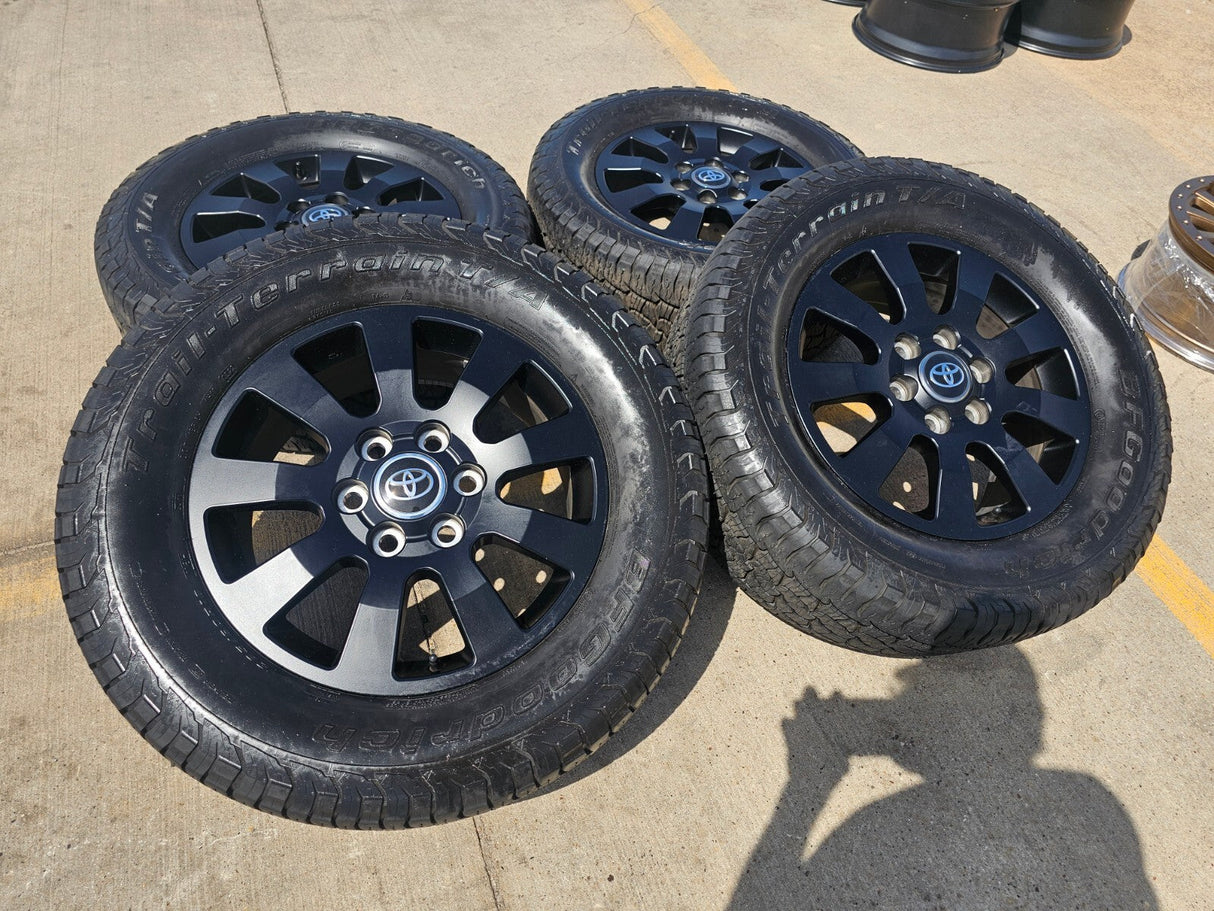 18" Toyota Land Cruiser OEM wheels rims 95952 Tundra Sequoia 2024 2025 2026 BFG Texas Truck Tire