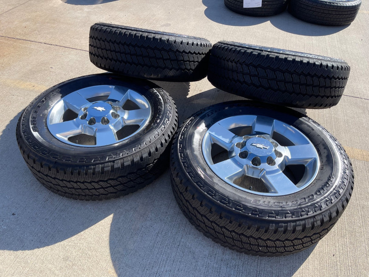 20" Chevy Silverado ZR2 GMC Sierra AT4X 2500 OEM 5771 5801 5826 wheels rims NEW Texas Truck Tire