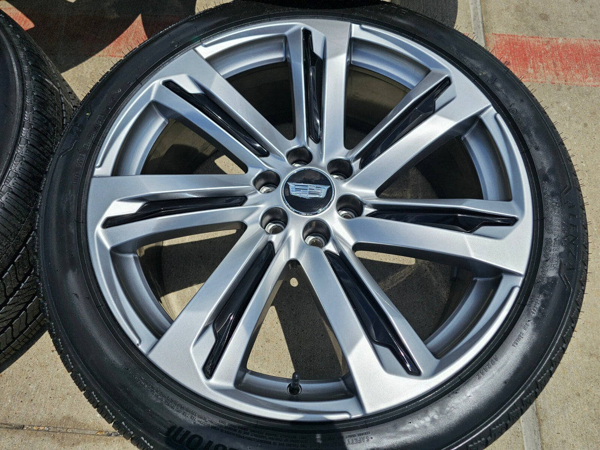 24" Cadillac Escalade V OEM wheels rims tires 2022 2023 2024 2025 2026 NEW Texas Truck Tire