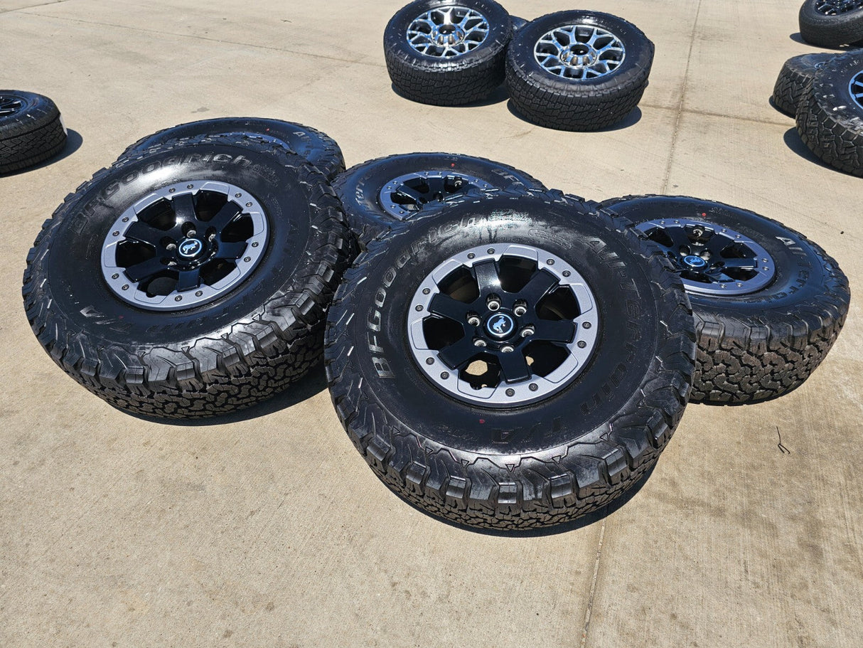 17" Ford Bronco HERITAGE OEM 10386 wheels rims BEADLOCK 2024 2025 2026 NEW 37" Texas Truck Tire