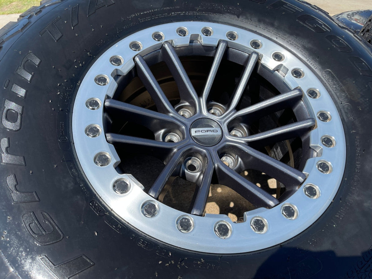 (5) 17" Ford F-150 Raptor OEM rims wheels TRUE BEADLOCK 96450 Expedition BFG 37" Texas Truck Tire