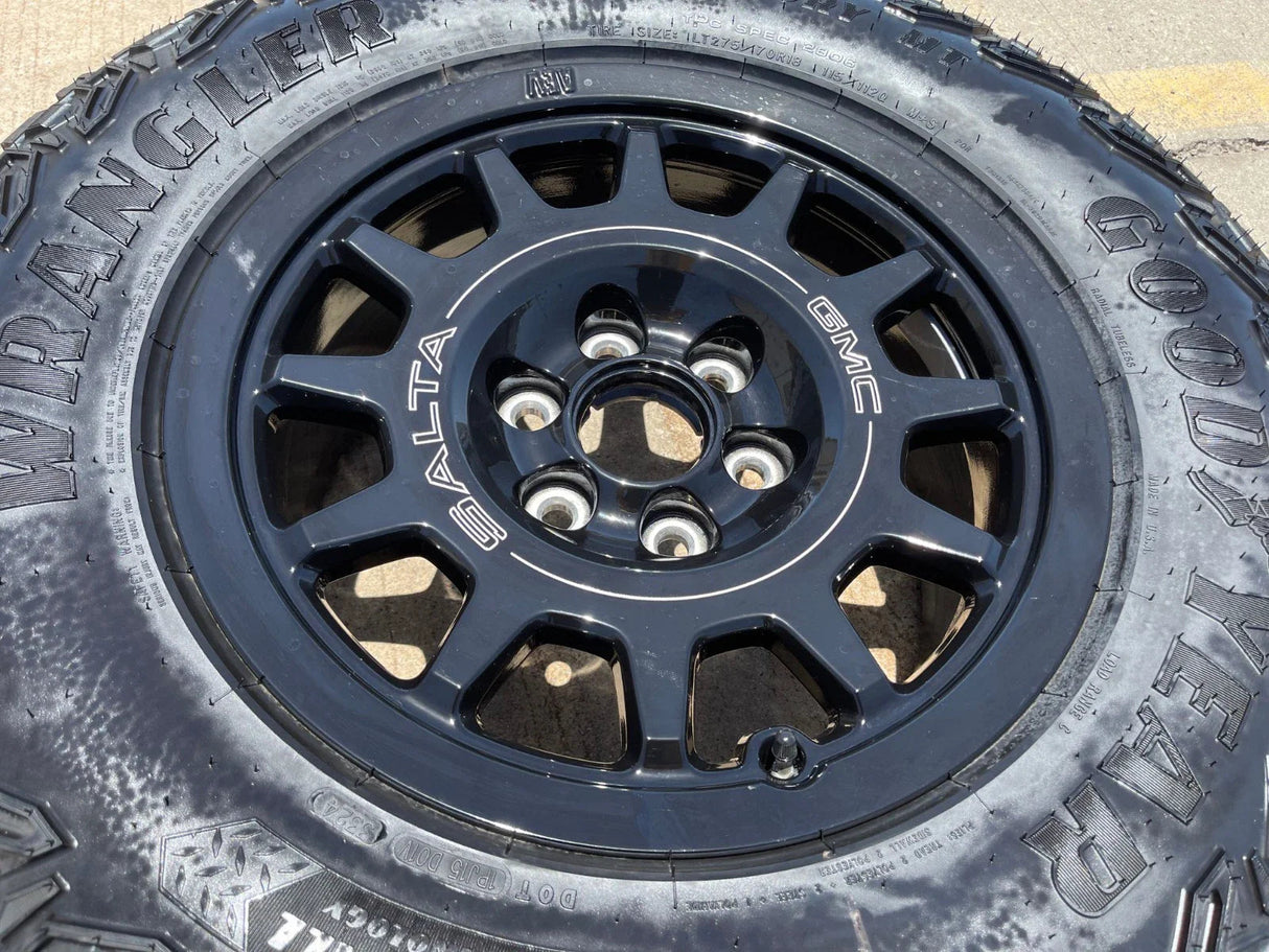(1) 18" AEV SALTA GMC Sierra AT4X Chevy Silverado OEM rim wheel 2024 2025 NEW Texas Truck Tire