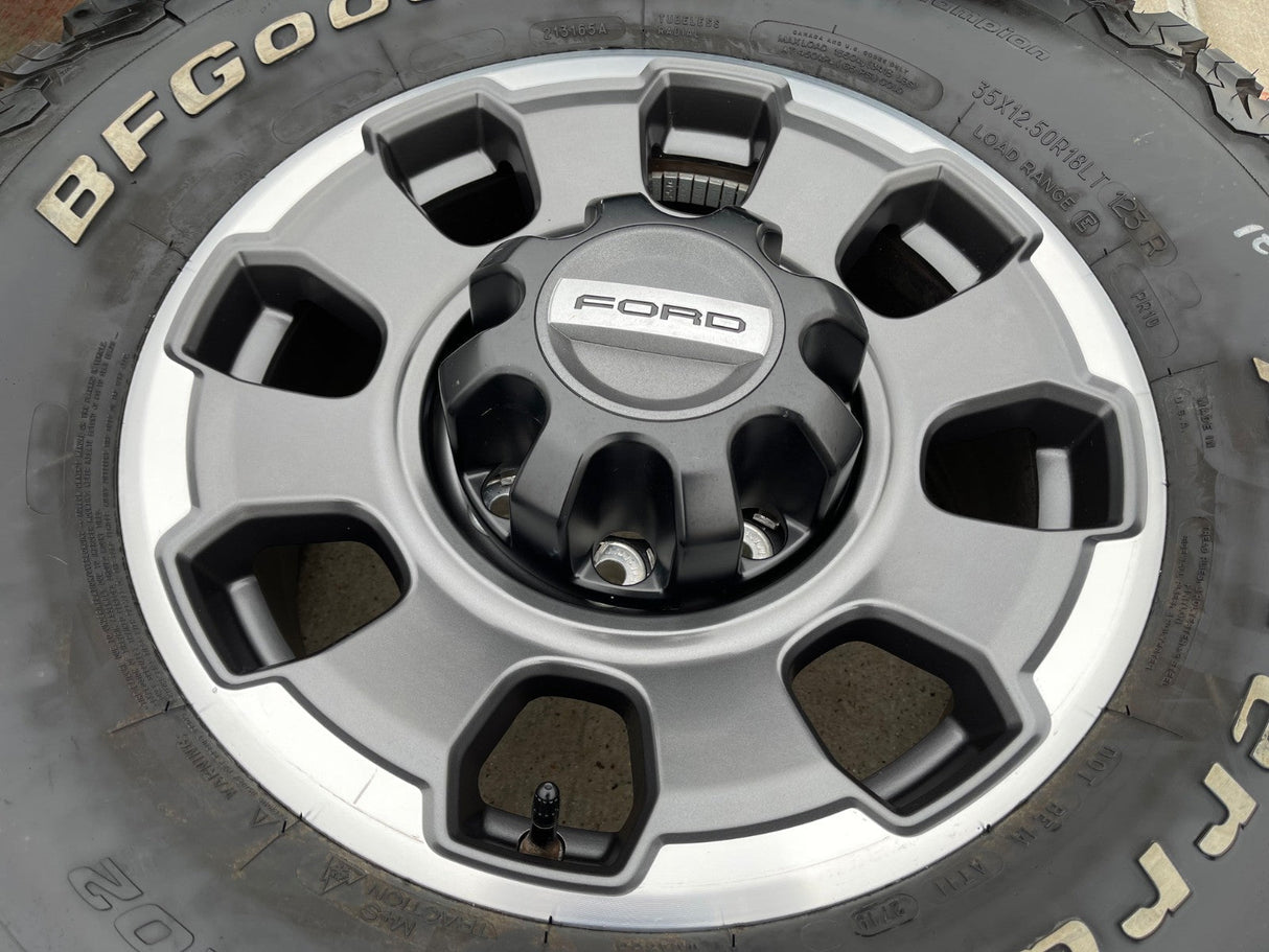 18" Ford F-250 F-350 OEM TREMOR rims wheels 10482 BFG KO2 KO3 A/T 35" Texas Truck Tire