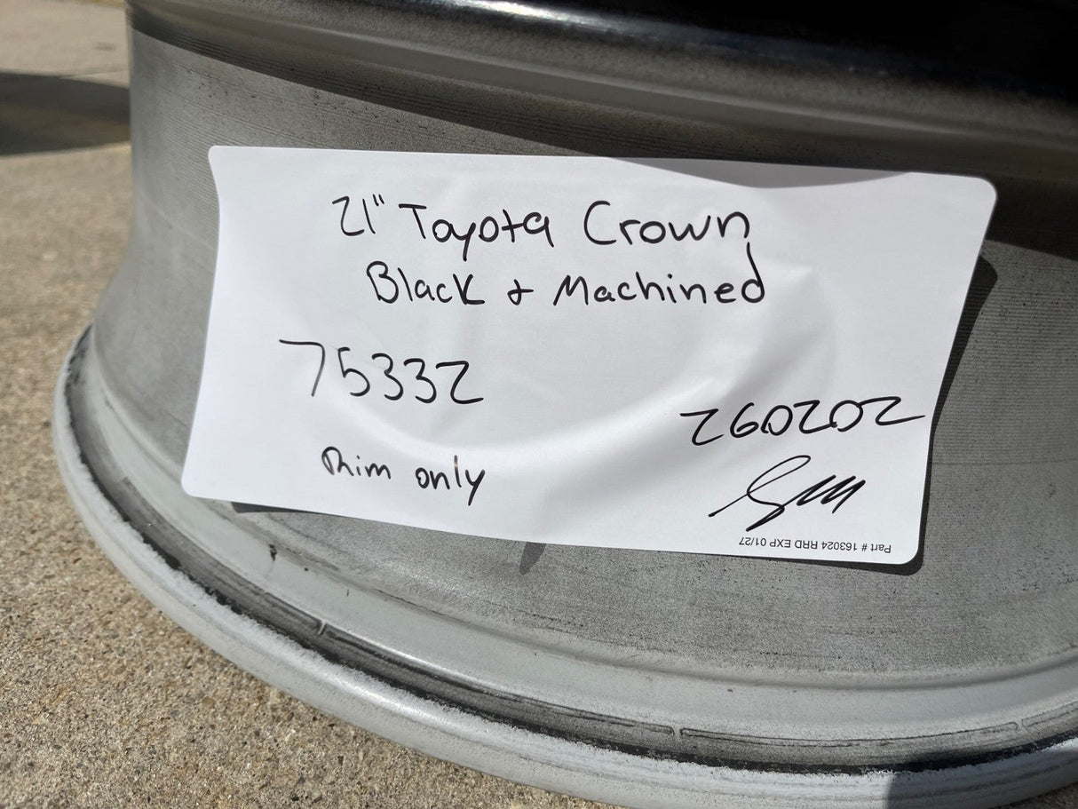 21" Toyota Crown Signia OEM 75332 wheel rim Camry Lexus 2023 2024 2025 2026 Texas Truck Tire