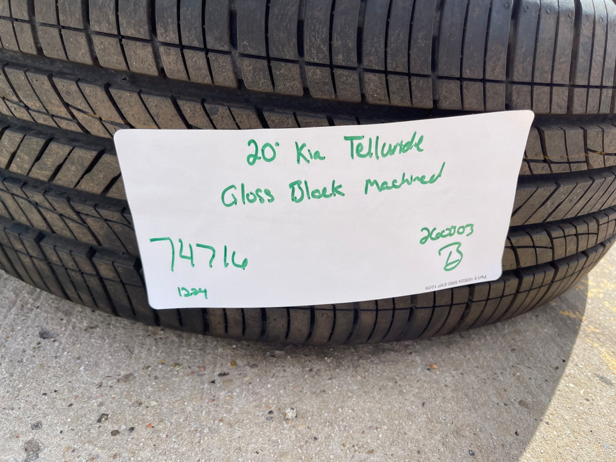 20" Kia Telluride X-PRO OEM 74716 wheel rim tire Sedona spare 2024 2025 2026 NEW Texas Truck Tire