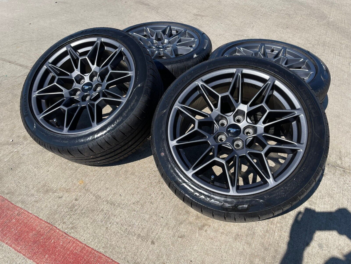 19" Ford Mustang GT Performance Track Pack OEM wheels rims 2023 2024 2025 NEW Texas Truck Tire