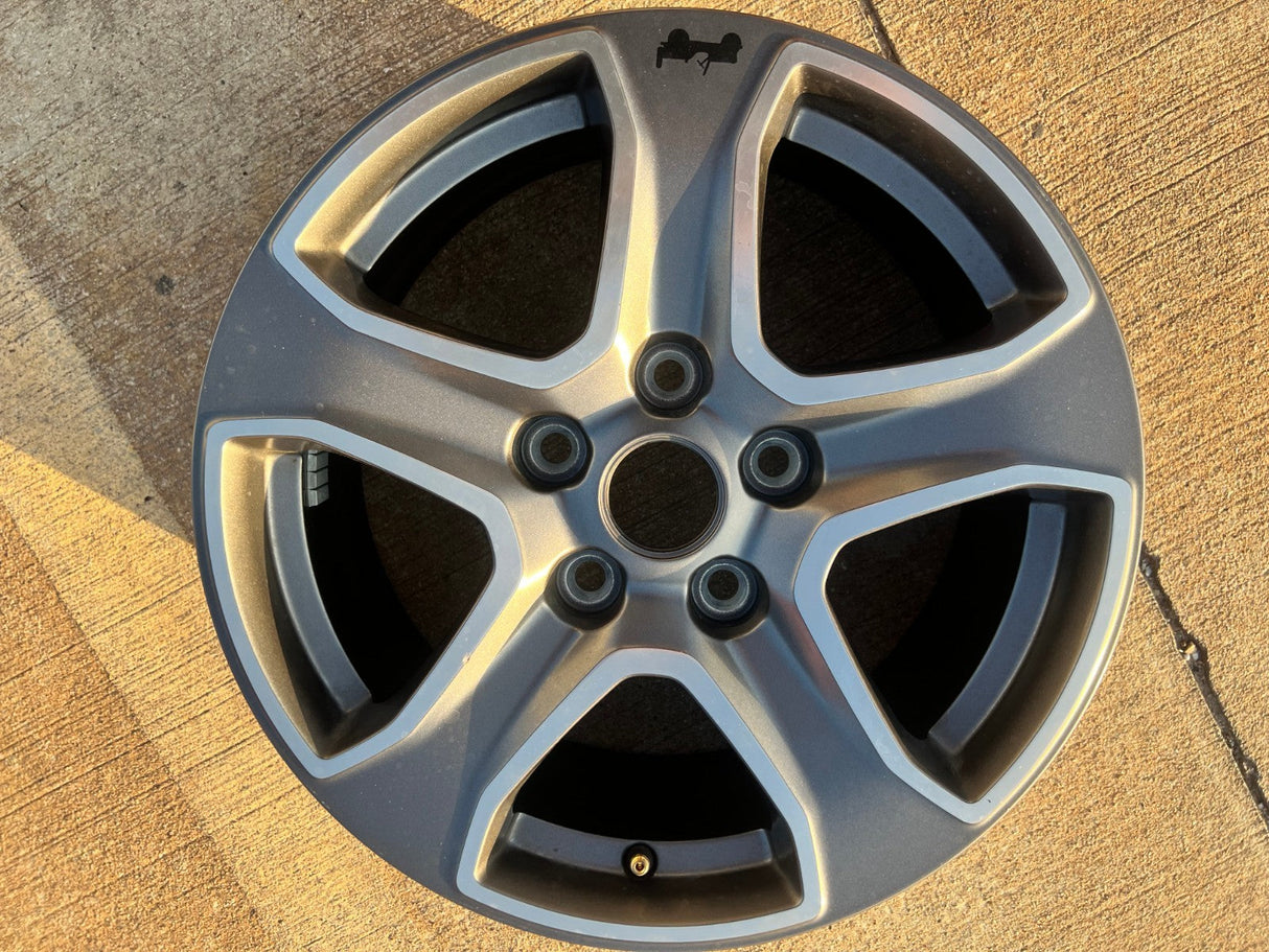 17" Jeep Wrangler Rubicon OEM wheel rim 9217 Gladiator spare 2021 2022 2023 2024 Texas Truck Tire