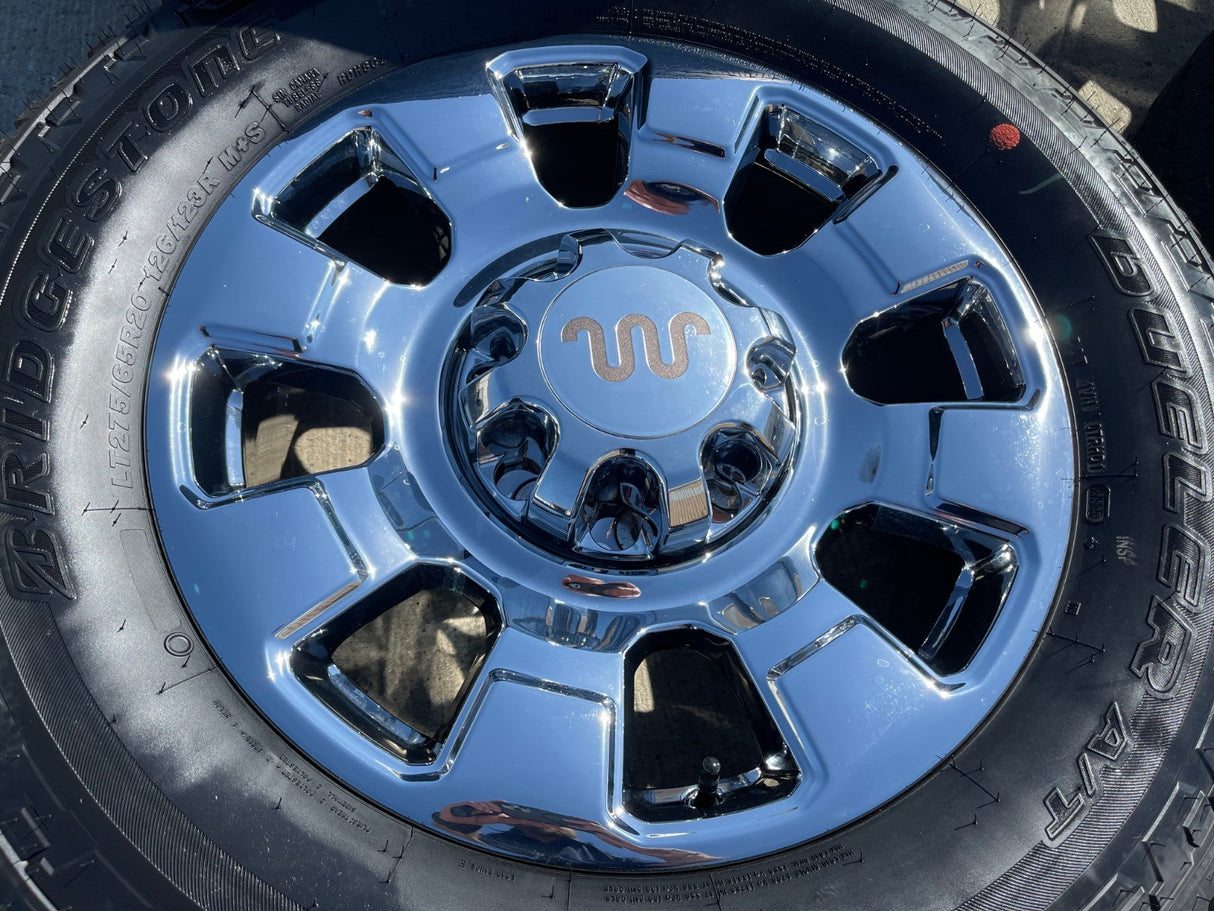 20" Ford F-250 F-350 OEM King Ranch 10295 25085 10552 wheels rims CHROME Texas Truck Tire