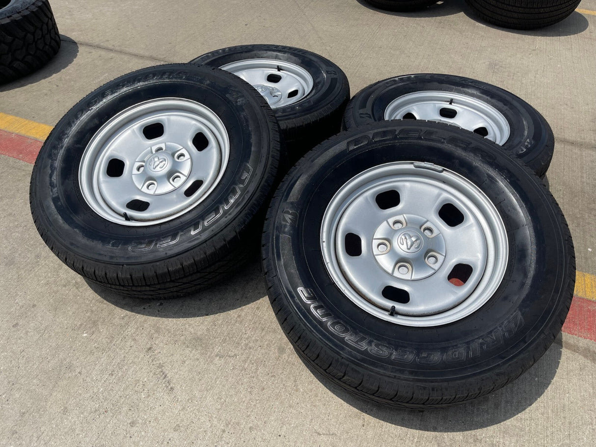 17" Dodge Ram 1500 OEM wheels rims 2449 5x139 5x5.5 tires BRIDGESTONE Texas Truck Tire