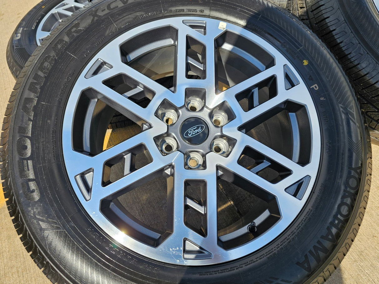 20" Ford F-150 LARIAT Limited OEM 94219 rims wheels Expedition 2026 NEW YOKOHAMA Texas Truck Tire