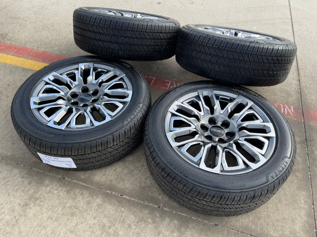 22" GMC Yukon Chevy Tahoe Escalade OEM 95486 wheels rims 2024 2025 2026 NEW Texas Truck Tire