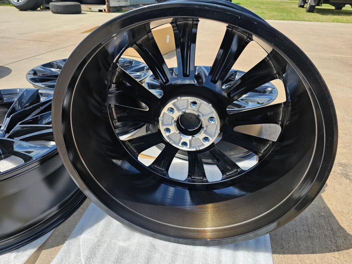 24" Cadillac Escalade V OEM ONYX wheels rims 2023 2024 2025 2026 2027 NEW Texas Truck Tire