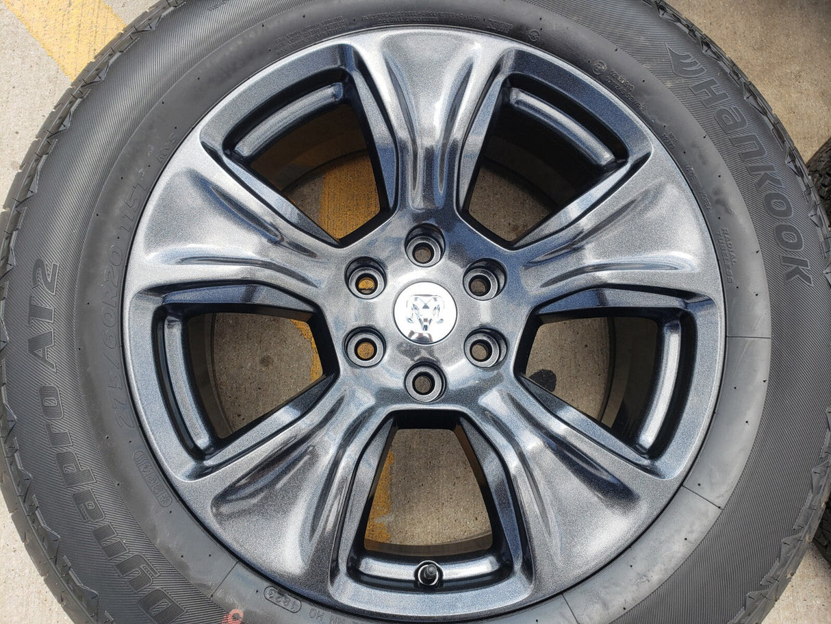 20" Dodge Ram 1500 OEM Laramie wheels rims 2674 tires NEW Texas Truck Tire