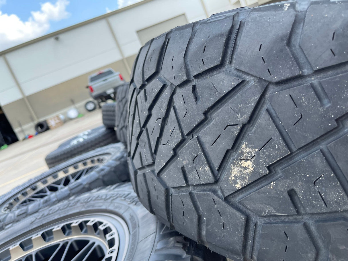 20x9 Fuel Trigger D759 Chevy Silverado RAM Tacoma wheels rims 6x139 6x5.5 tires Texas Truck Tire