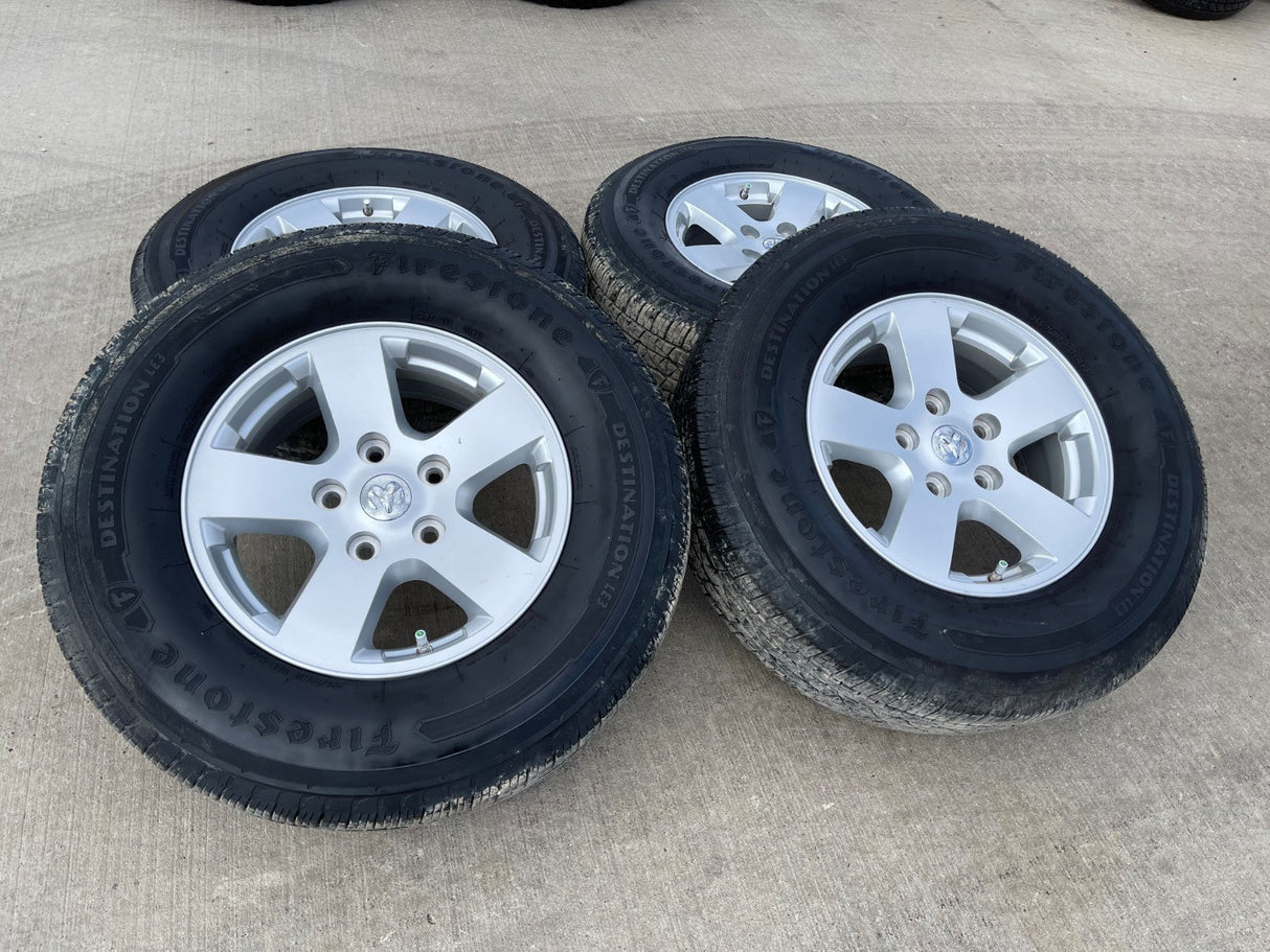 17" Dodge Ram 1500 OEM 2362 wheels rims 5x139 5x5.5 FIRESTONE Texas Truck Tire