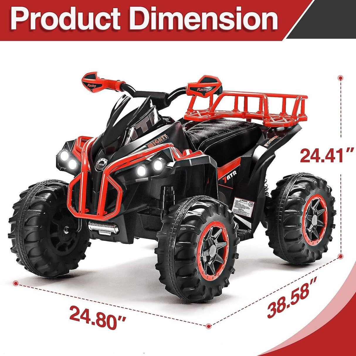 Electric Kids ATV Four Wheeler Cutrimoto for Children 3 to 7 Years Old - Perfect Gifts for Boys and Girls