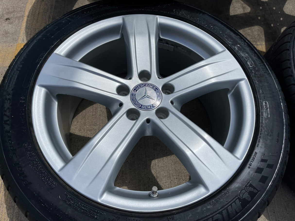 18" Mercedes OEM 85121 wheels rims tires S C E CLASS Texas Truck Tire