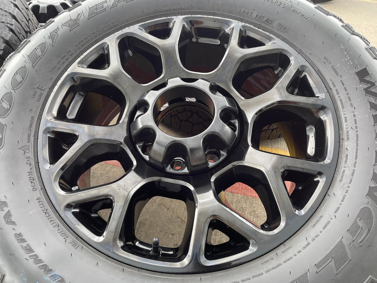 20" Ford F-250 F-350 OEM Lariat wheels rims 10292 tires GOODYEAR A/T Texas Truck Tire