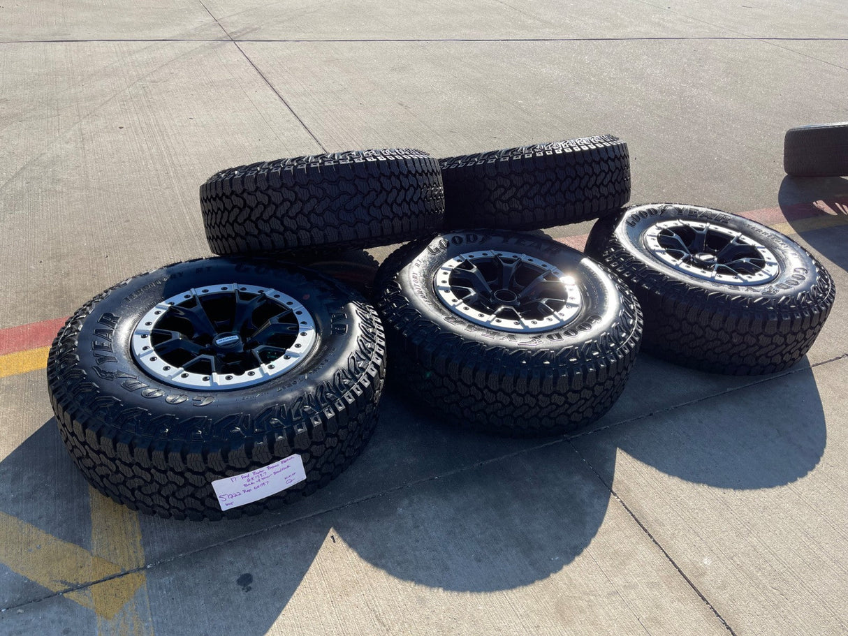 17" Ford F-150 Raptor Bronco R OEM Replica BEADLOCK 10460 rims wheels NEW 35" Texas Truck Tire