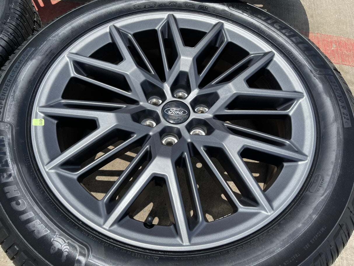 22" Ford F-150 LIMITED Plus OEM 94221 rims wheels Expedition 2024 2025 2026 NEW Texas Truck Tire