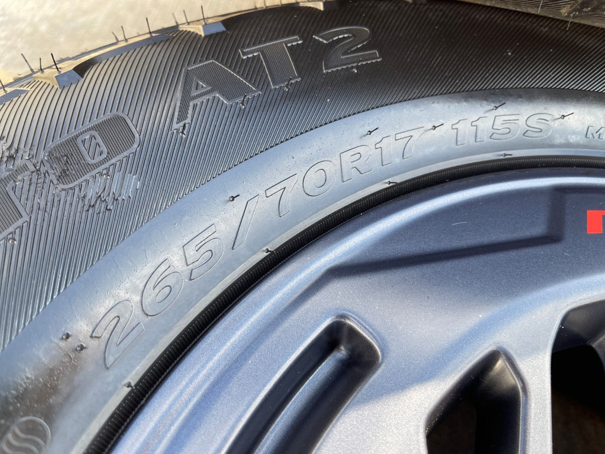 17" Nissan Frontier X-PRO OEM Desert Runner wheel rim tire 2024 2025 2026 NEW Texas Truck Tire