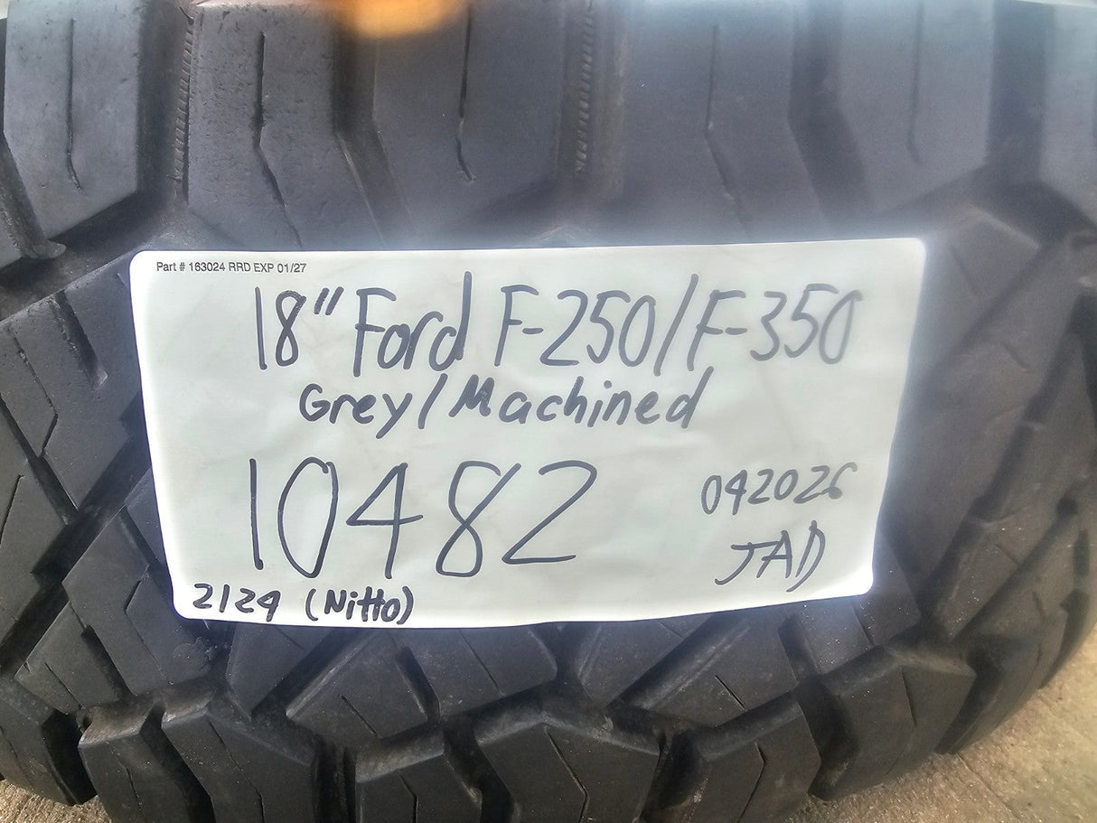 18" Ford F-250 F-350 OEM TREMOR rims wheels 10482 tires NITRO 35" Texas Truck Tire