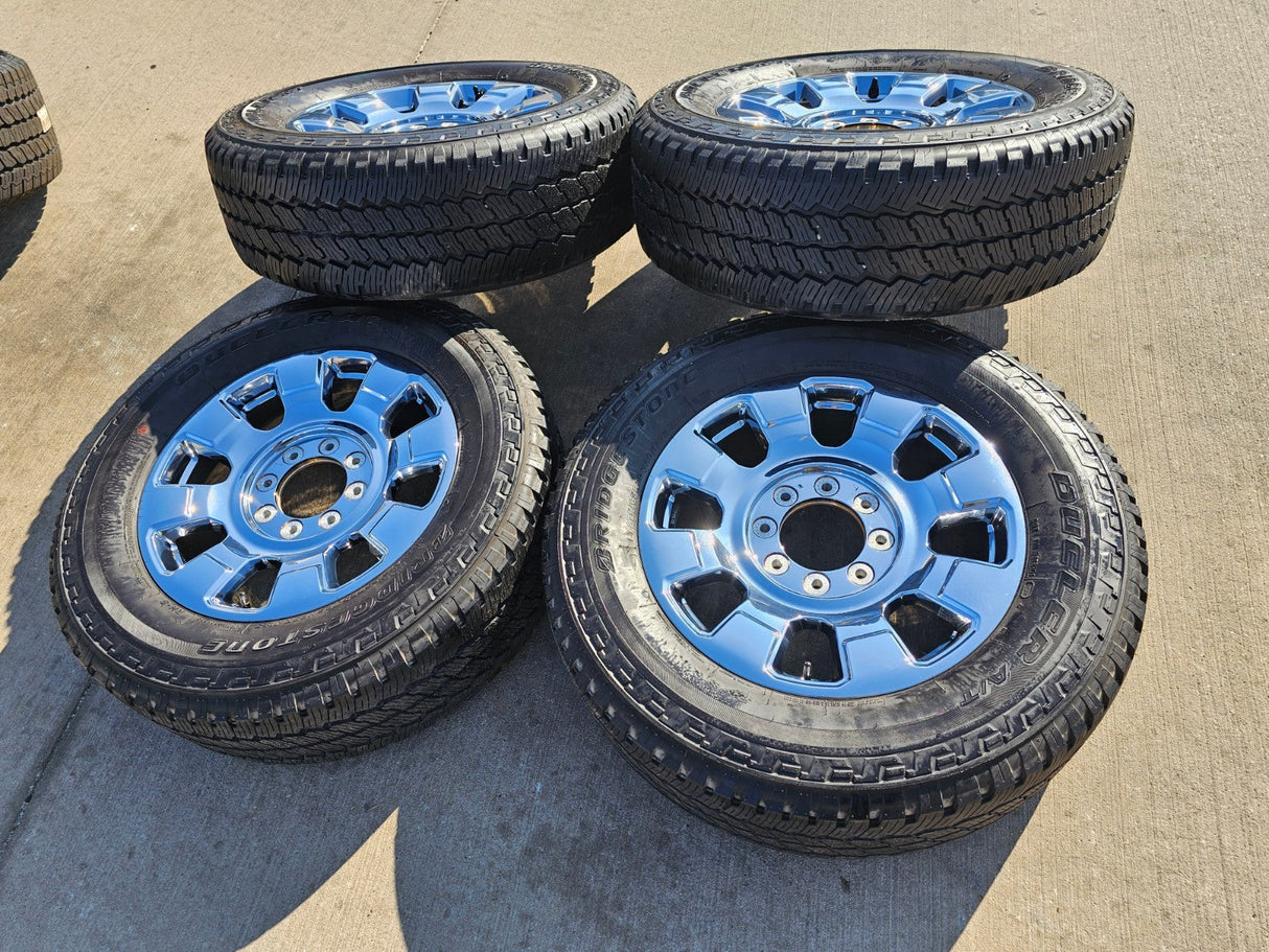 20" Ford F-250 F-350 OEM Lariat 10295 25085 10552 wheels rims 2025 2026 Texas Truck Tire