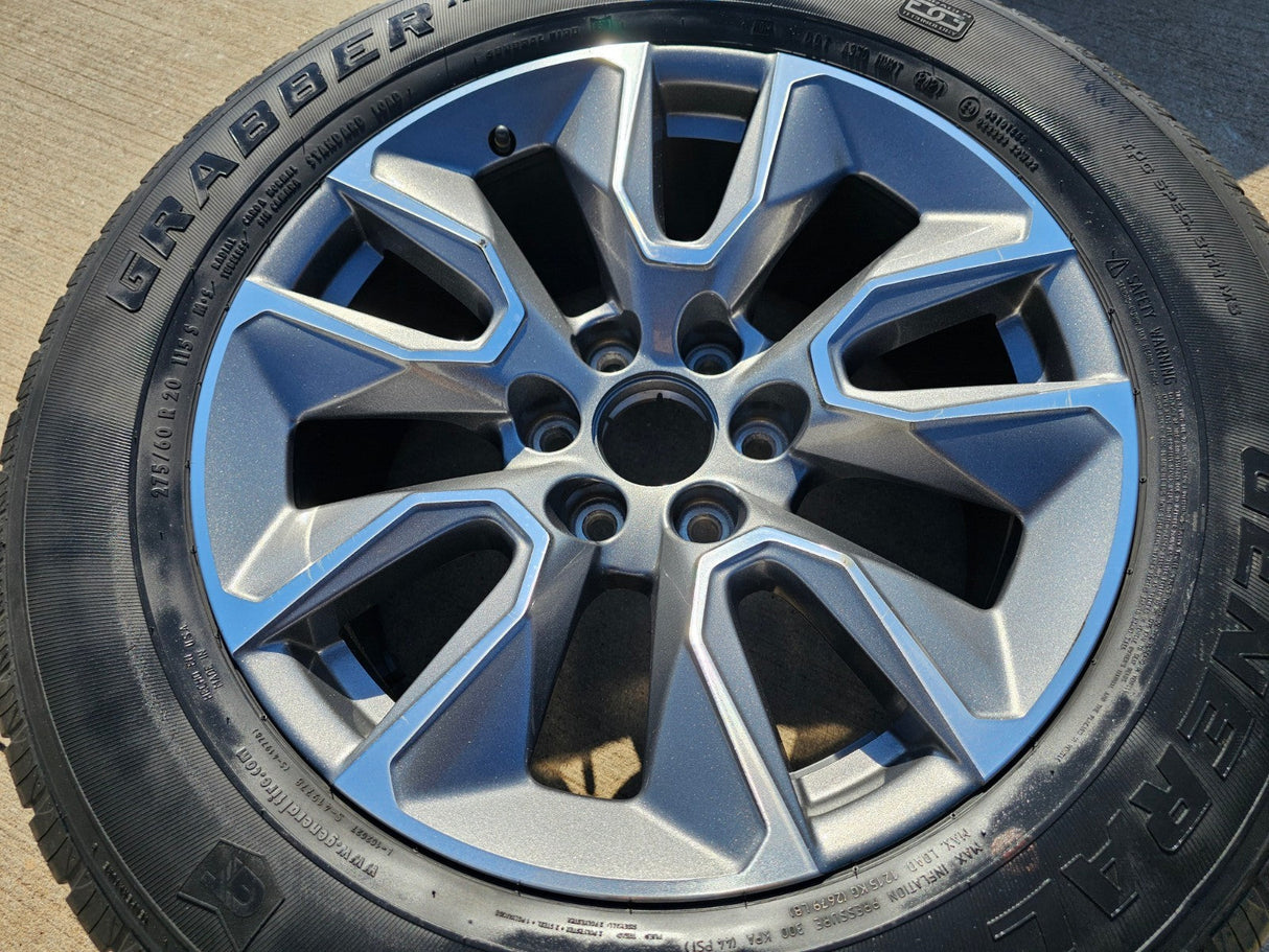 20" Chevy Silverado 1500 Tahoe Suburban OEM 5915 5916 wheel rim tire spare Texas Truck Tire