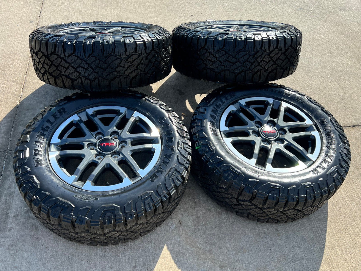 18" Toyota Tacoma 4Runner TRD OEM 10641 wheels rims 2025 2026 NEW DURATRAC A/T Texas Truck Tire