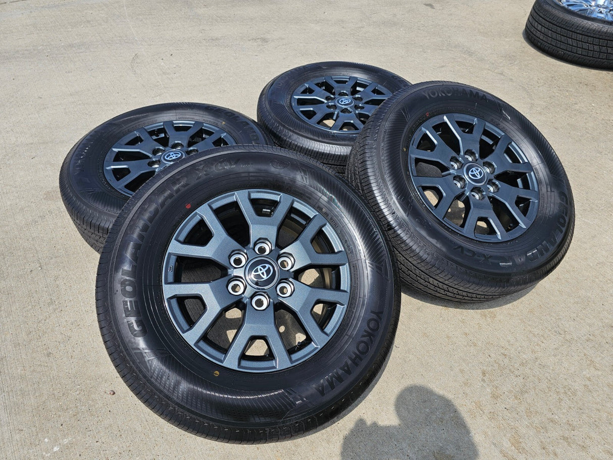 17" Toyota 4Runner Tacoma TRD OEM 94254 10637 wheels rims 2025 2026 NEW Texas Truck Tire