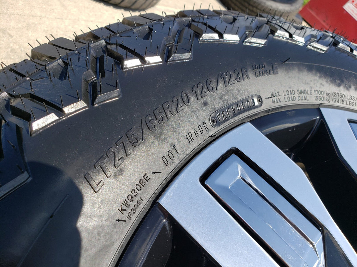 20" GMC Sierra DENALI ULTIMATE 2500 3500 OEM 5958 14138 wheels rims R/T NEW Texas Truck Tire