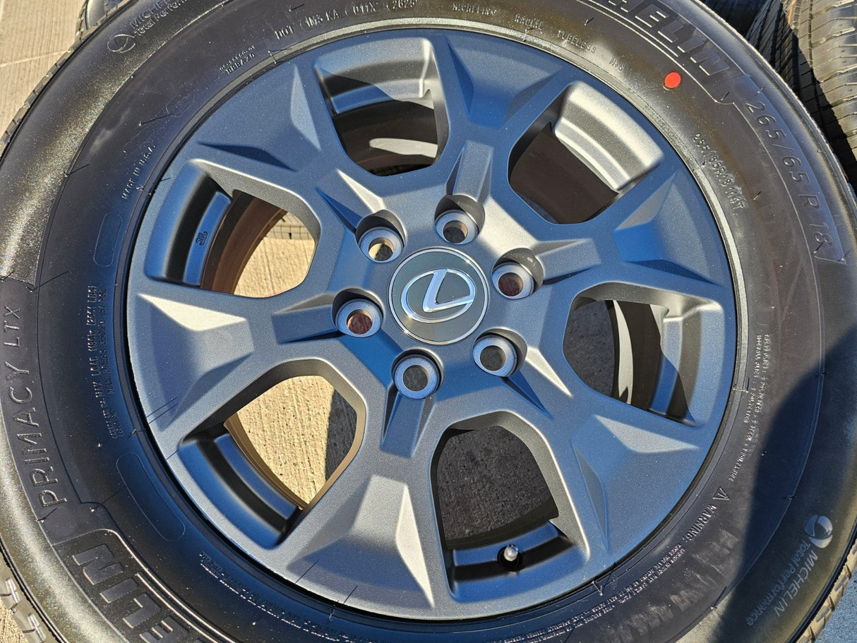 18" Lexus GX550 OEM wheels rims Toyota Land Cruiser Tundra Sequoia MICHELIN NEW Texas Truck Tire
