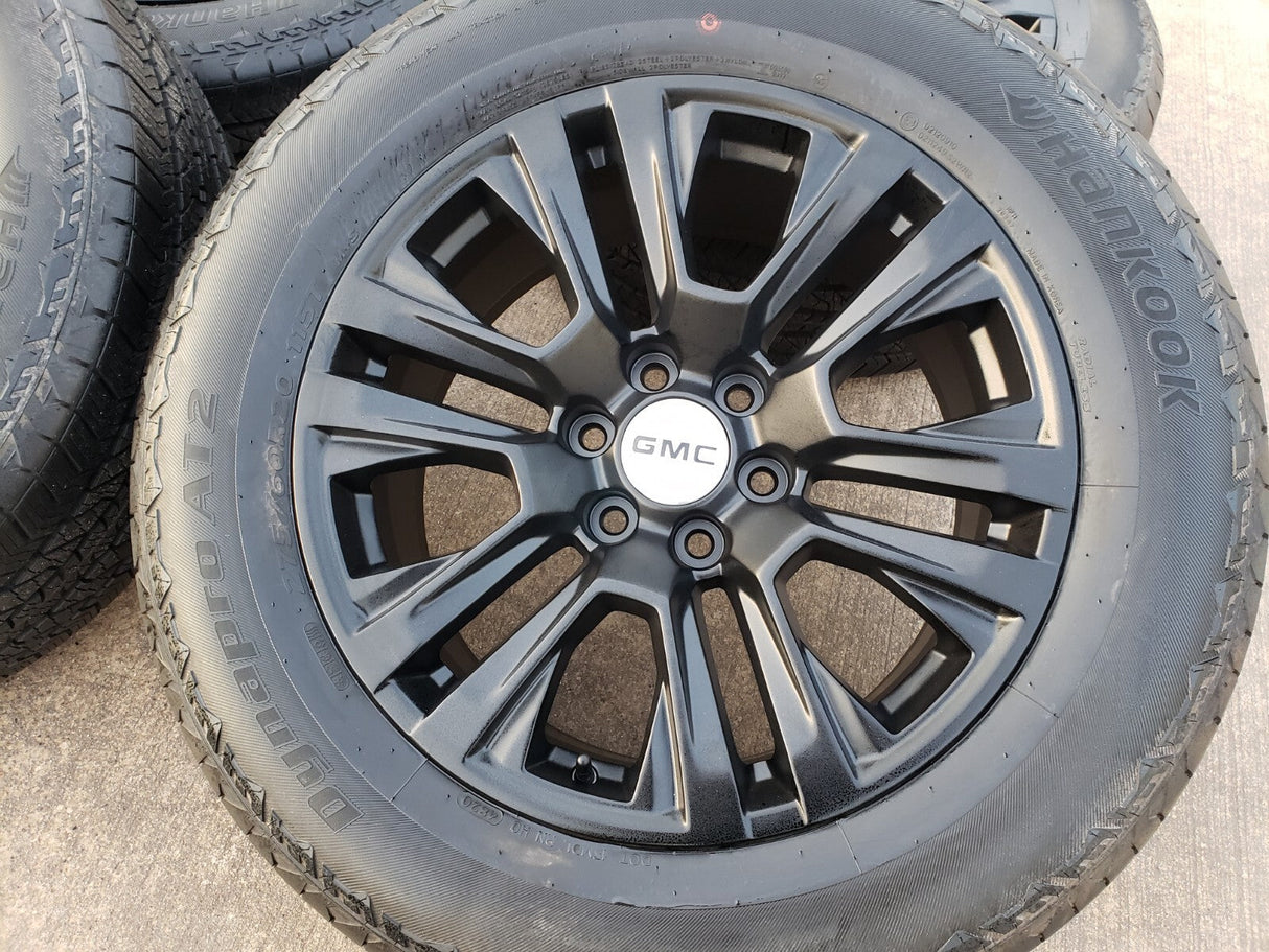 20" Chevy Silverado ZR2 GMC Sierra OEM 5917 wheels rims 2022 2023 2024 2025 NEW Texas Truck Tire