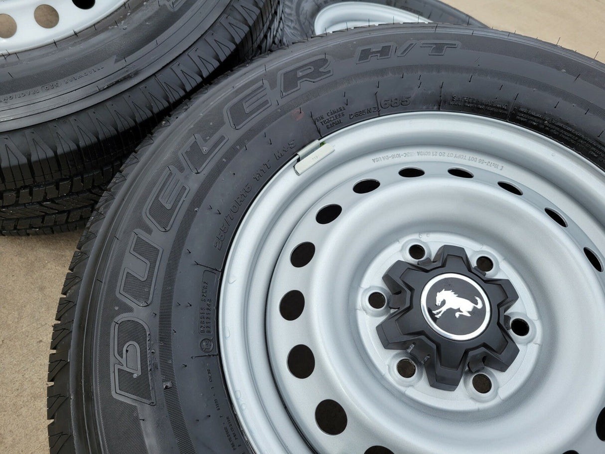 16" Ford Bronco steel wheels rims tires 10226 Ranger 2022 2023 2024 2025 NEW Texas Truck Tire