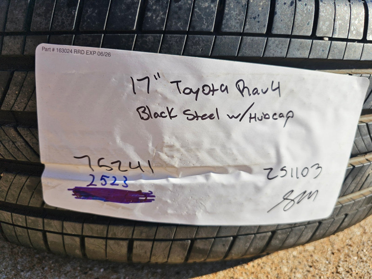 17" Toyota RAV4 OEM wheel rim 75241 Sienna CH-R tire 2020 2021 2022 2023 2024 Texas Truck Tire