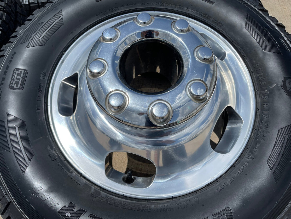 17" Ford F-350 Dually OEM 10477 10478 rims wheels 2024 2025 2026 GENERAL A/T NEW Texas Truck Tire
