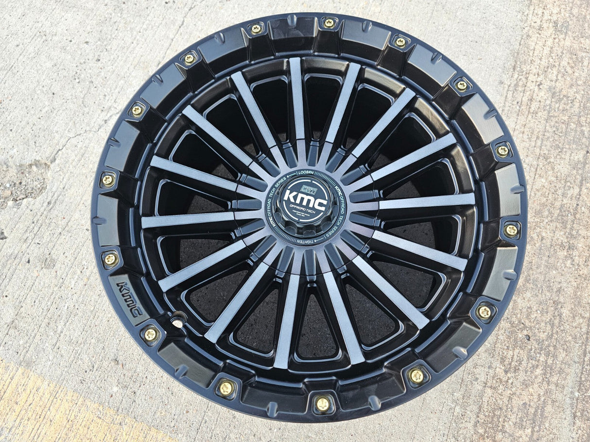 KMC Signal KM102 CENTER CAP Ram 1500 Jeep Wrangler Gladiator 5x127 5x139 Texas Truck Tire