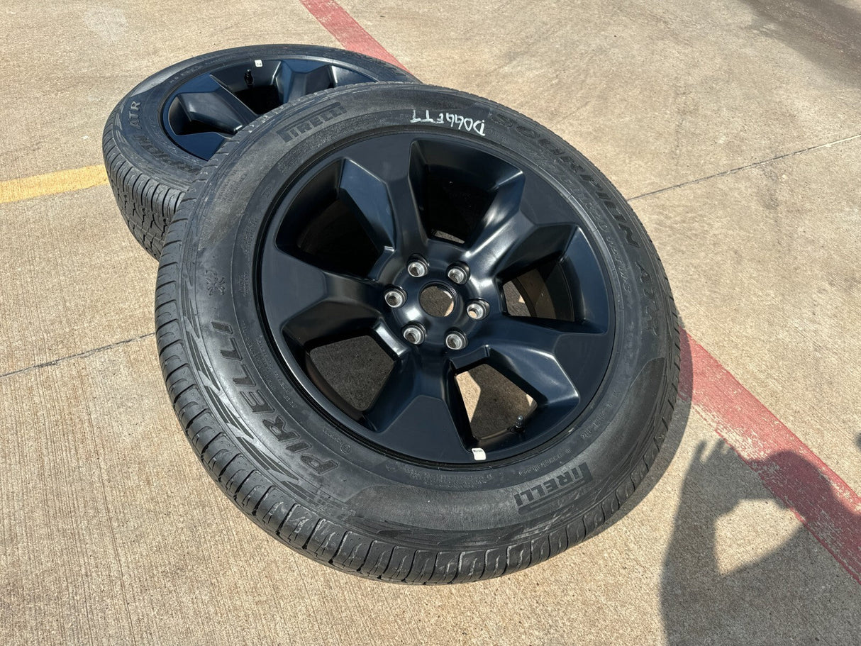 20" Ram 1500 OEM 2021 2022 2023 2024 2025 spare wheel rim black 2675 2722 Texas Truck Tire