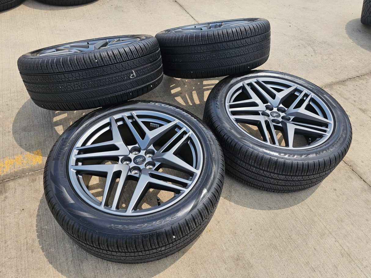 21" Ford Explorer ST OEM rims wheels Lincoln Aviator 2024 2025 2026 PIRELLI Texas Truck Tire