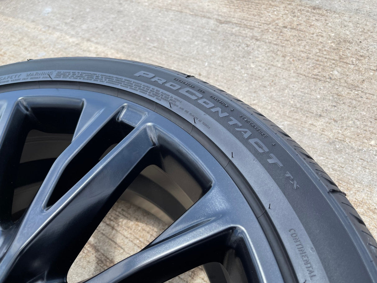 20" Cadillac XT4 OEM black wheel rim tire 2023 2024 2025 2026 NEW Texas Truck Tire