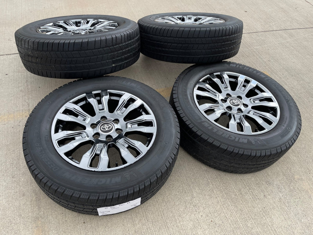 20" Nissan Titan XD OEM 62728 wheels rims tires CHROME DISCOUNTED Texas Truck Tire