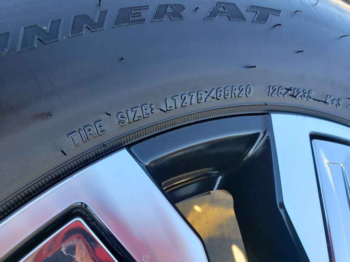 20" GMC Sierra DENALI ULTIMATE 2500 3500 OEM wheels rims 5958 14138 tires Texas Truck Tire