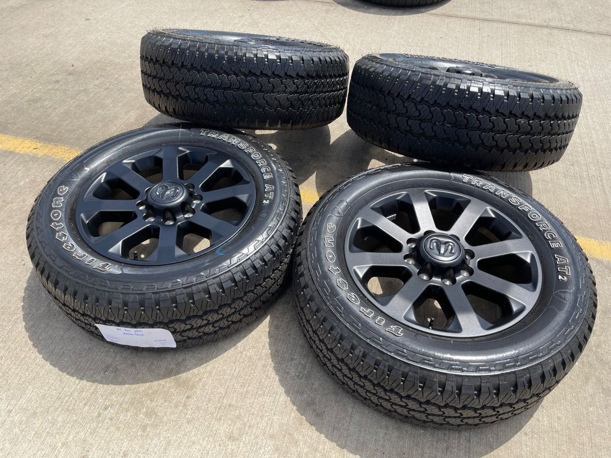 20" Dodge Ram 2500 3500 LARAMIE OEM 2700 wheels rims 2023 2024 2025 2026 NEW Texas Truck Tire
